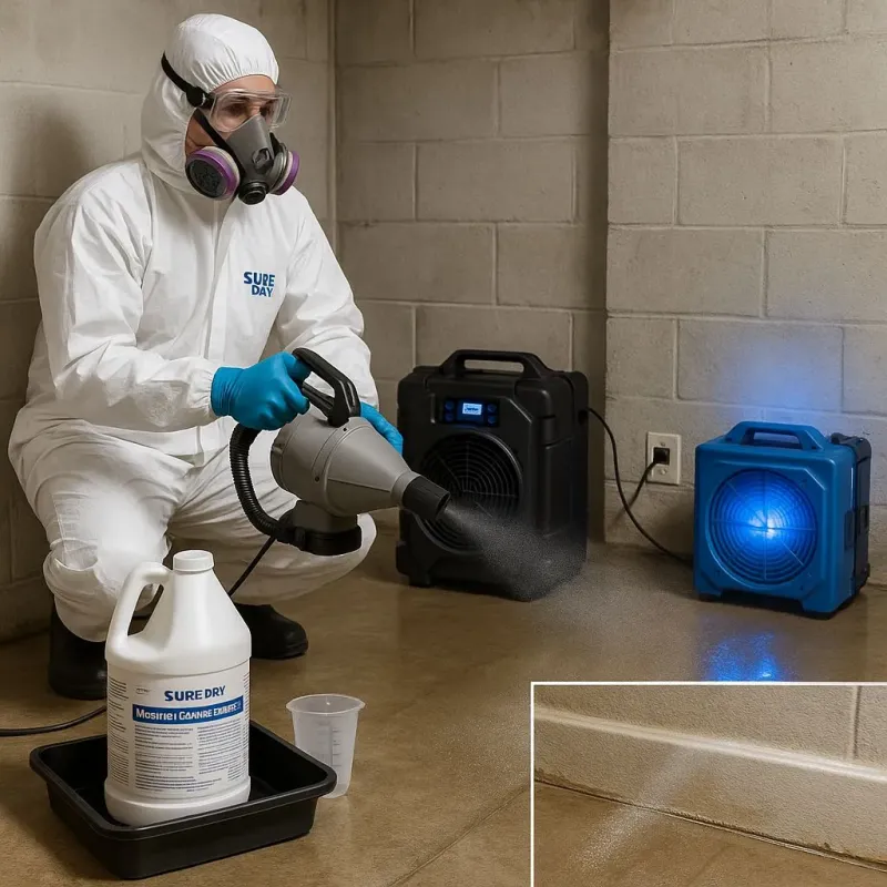 Sanitization and Odor Removal process in Cannon Air Force Base, NM